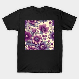 Purple Flowers T-Shirt